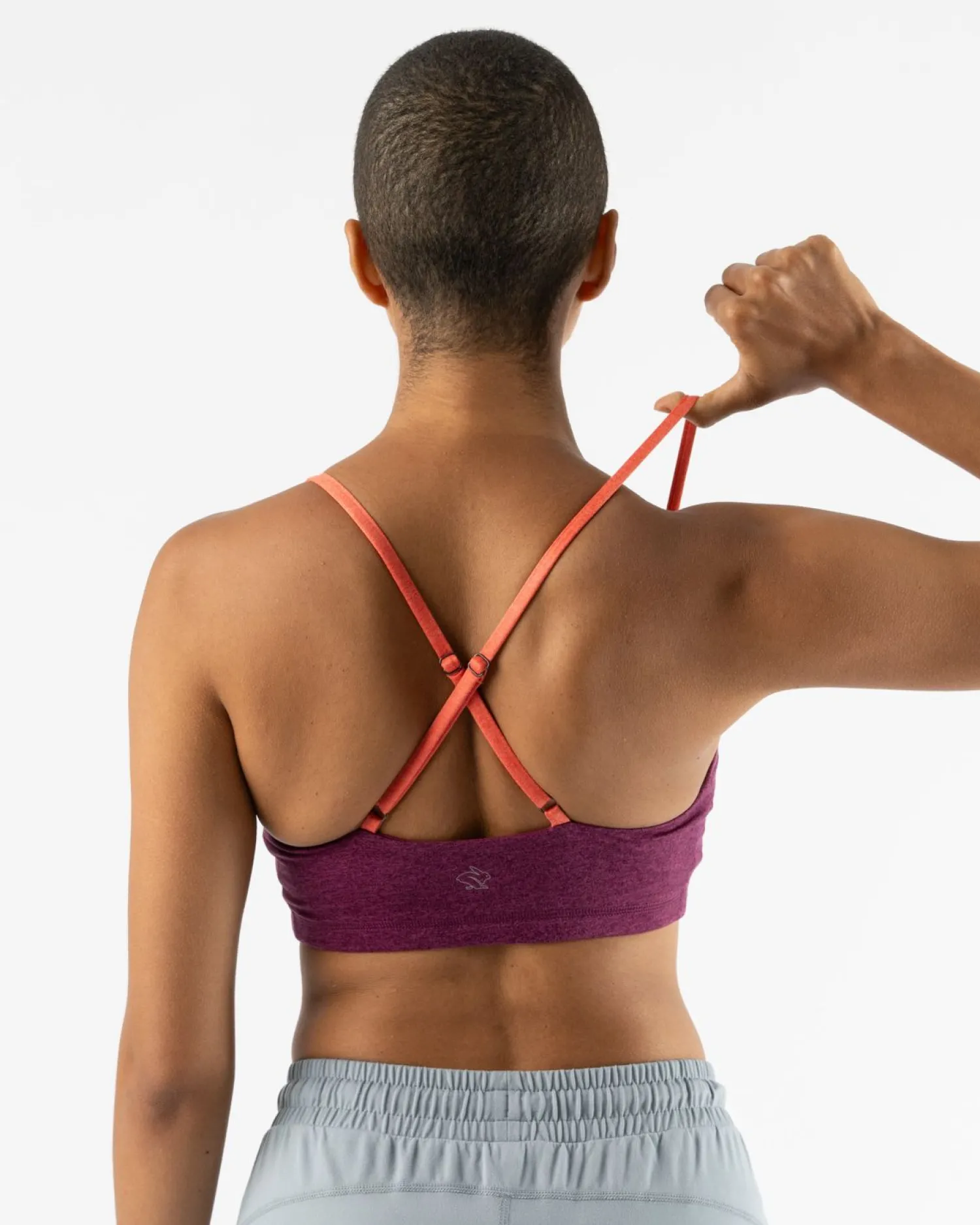 rabbit Sports Bras>Ez Bra Raspberry Grape
