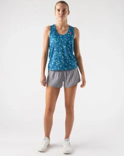 rabbit Tanks>Ez Tank Cropped Nouvean Navy Geo