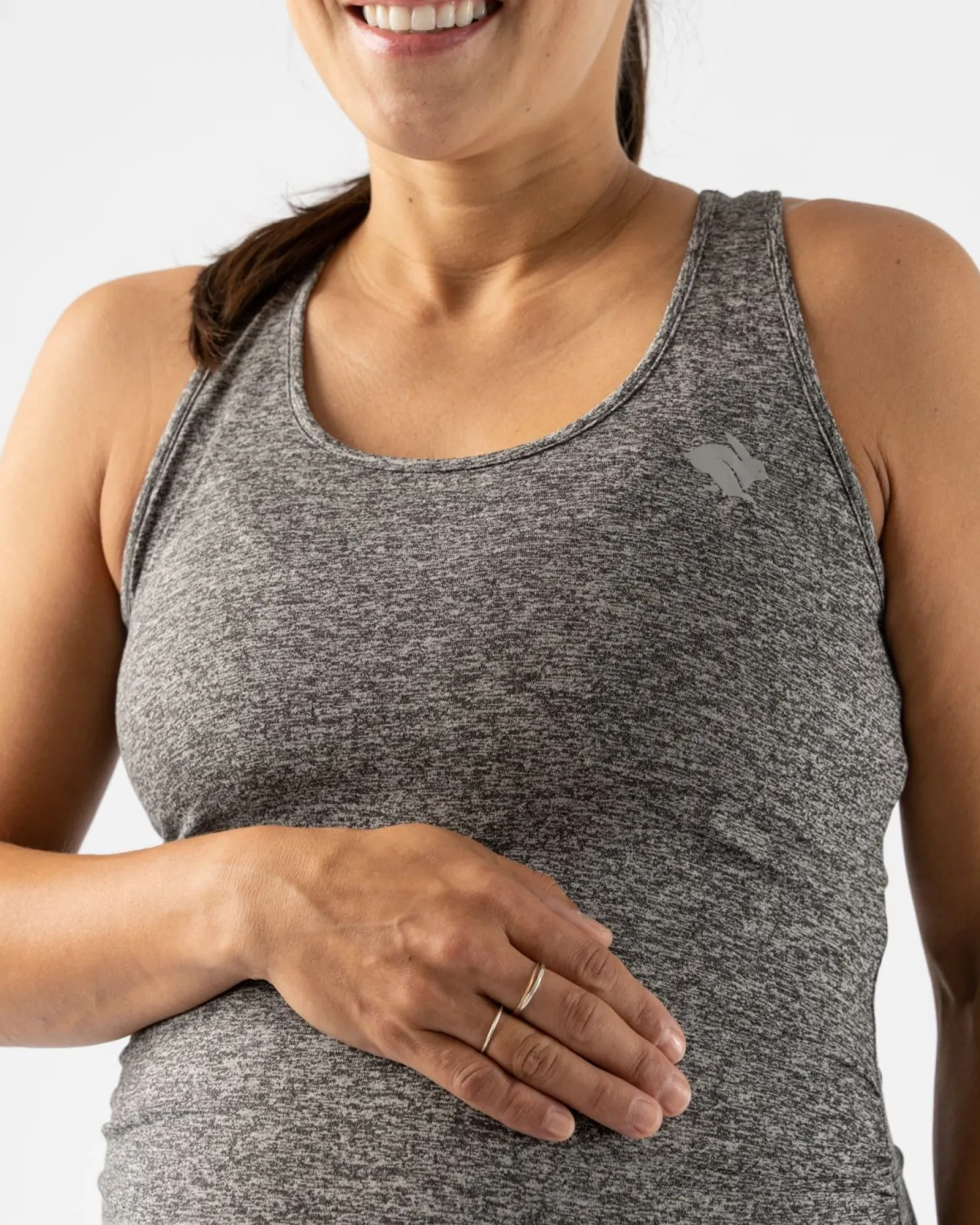 rabbit Tanks>Ez Tank Maternity | Mother Runner Charcoal