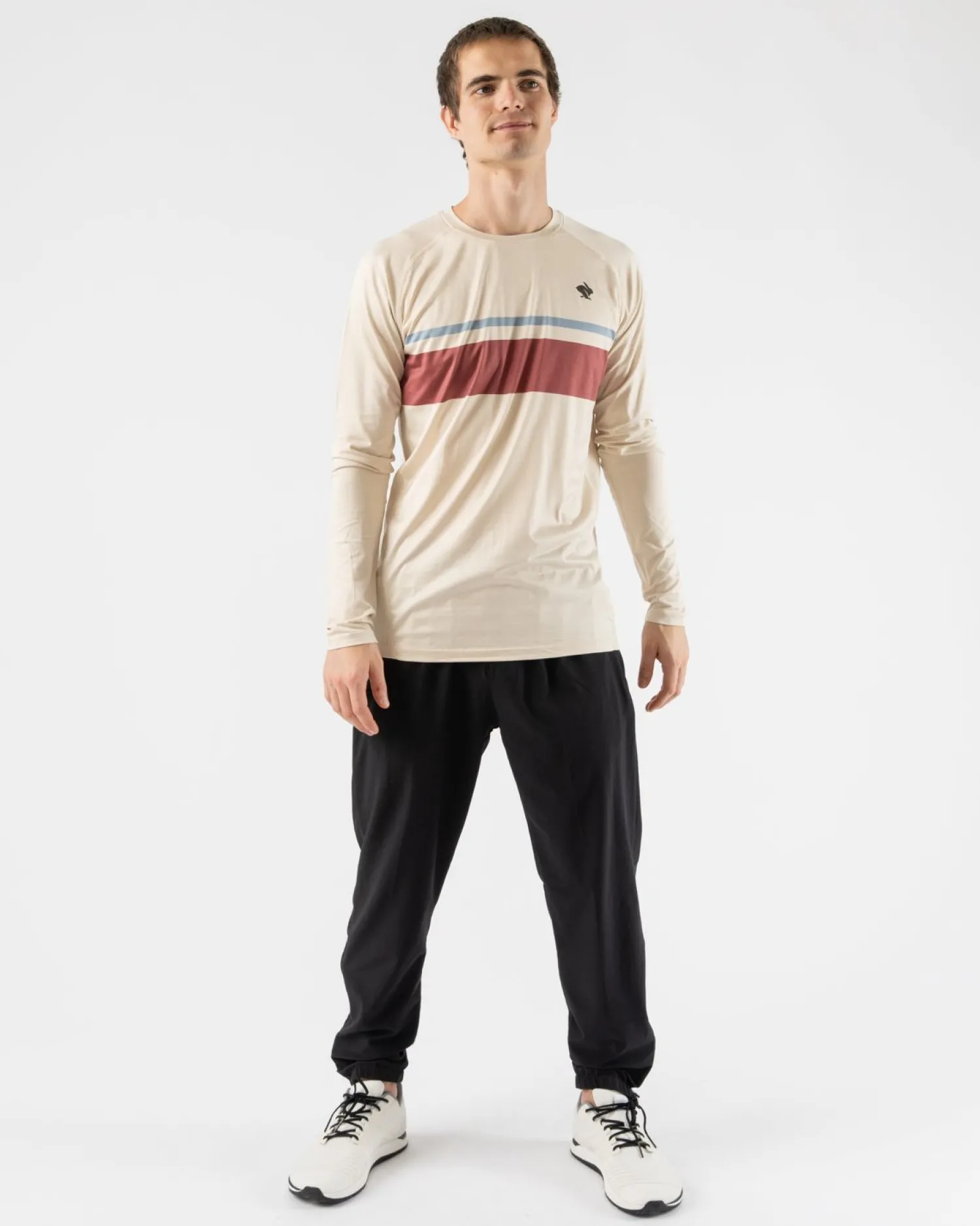 rabbit Long Sleeves>Ez Tee Ls Seedpearl Stripe