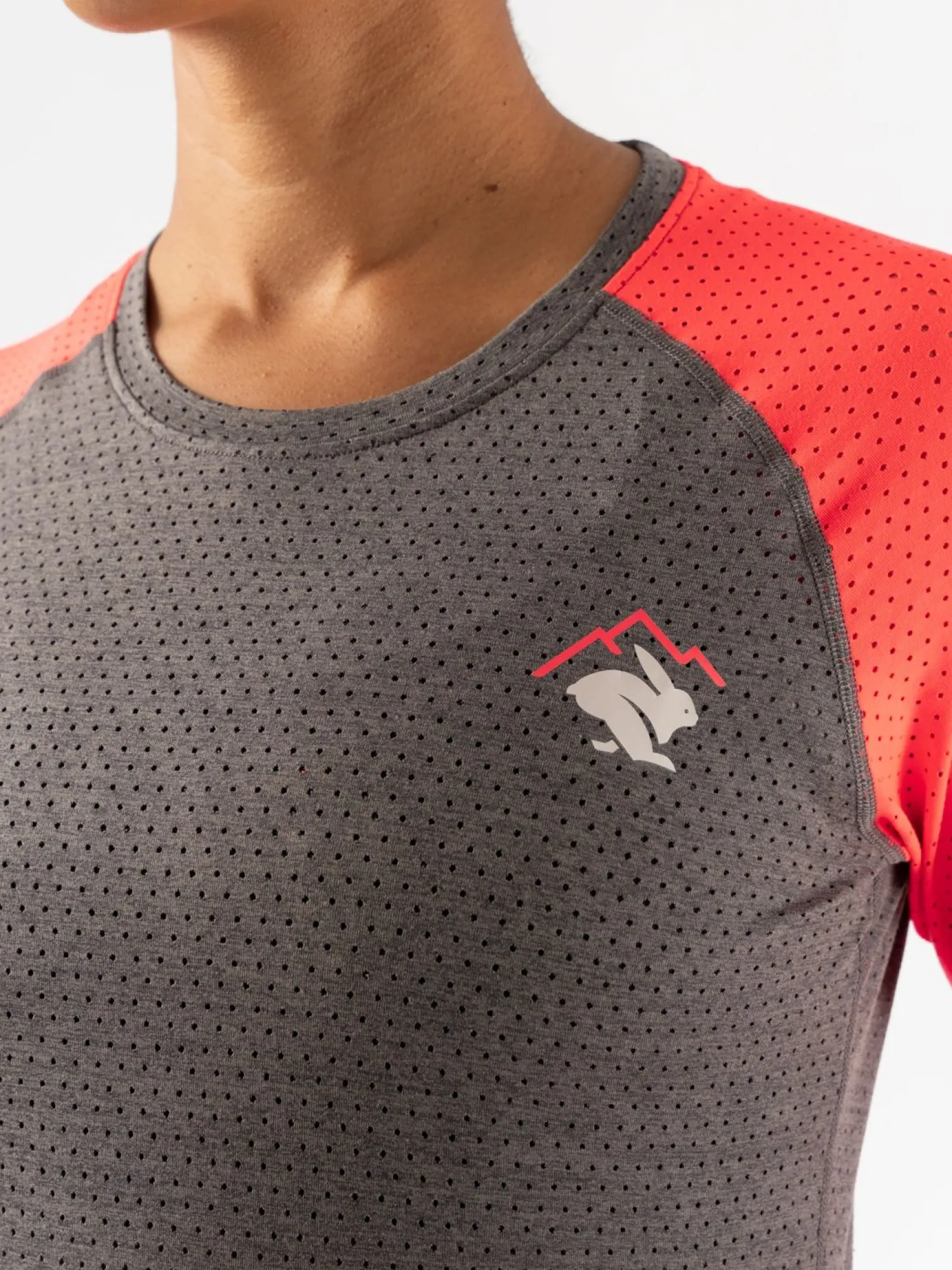 rabbit Long Sleeves>Ez Tee Perf Ls Woodland Grey