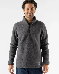 rabbit Sweatshirts & Jackets>Fleece Of Mind Zip Blackened Pearl