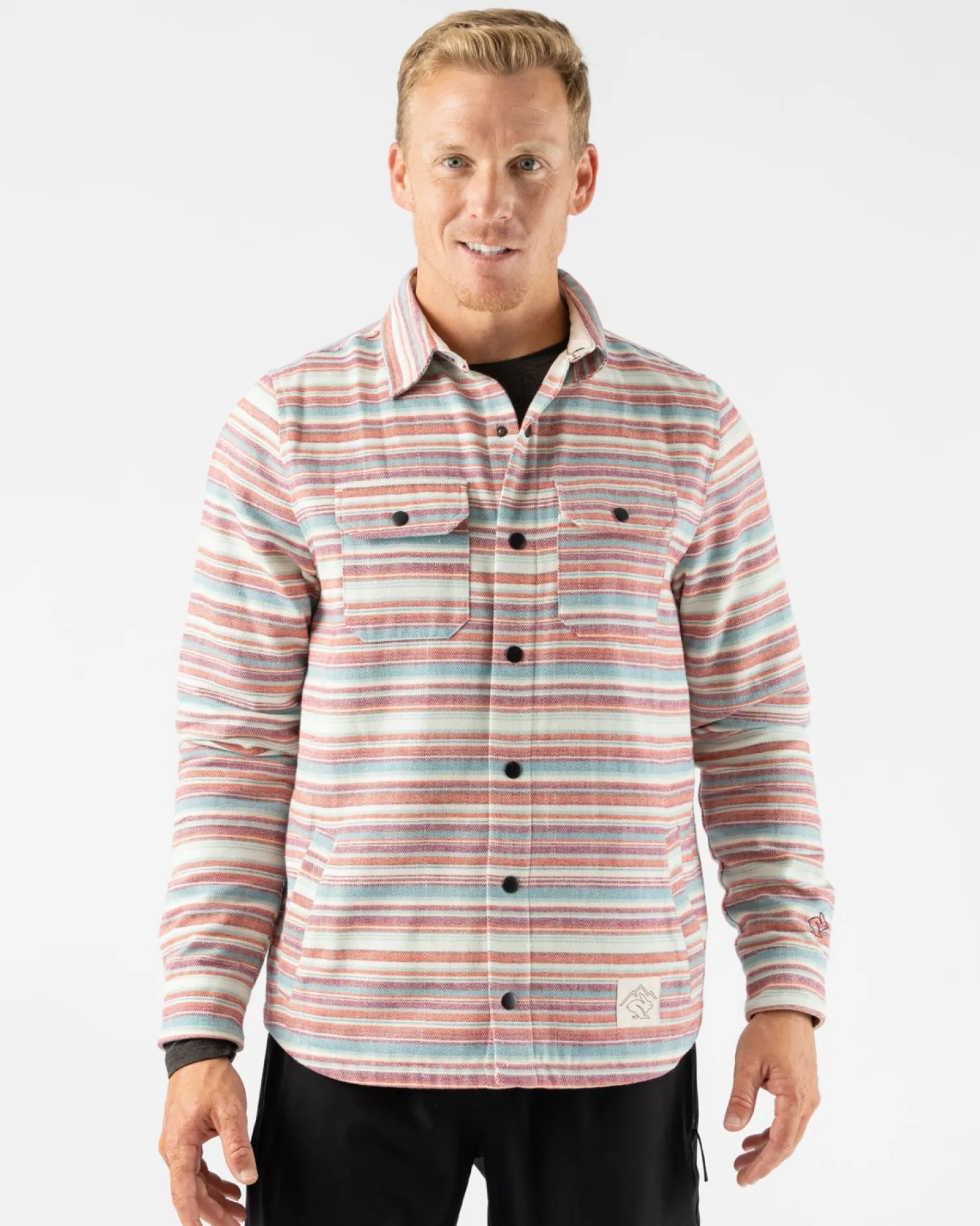rabbit Sweatshirts & Jackets>High Country Jacket Seedpearl Diamond Stripe