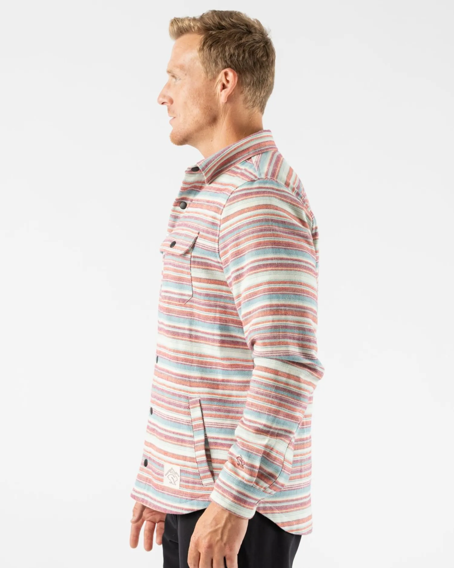 rabbit Sweatshirts & Jackets>High Country Jacket Seedpearl Diamond Stripe