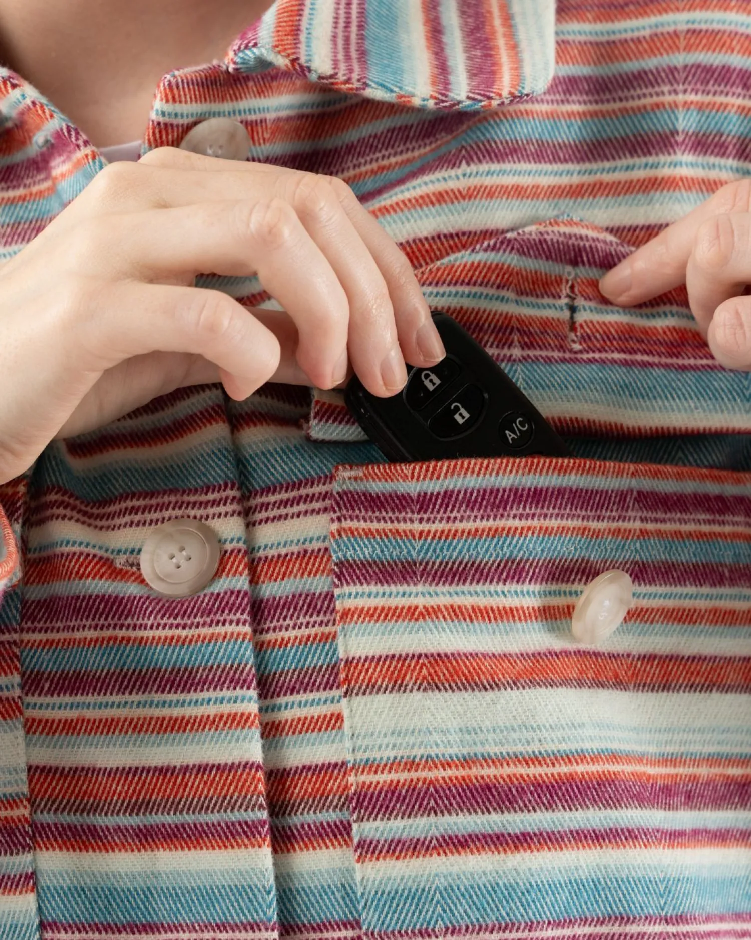 rabbit Sweatshirts & Jackets>High Country Jacket Cropped Seedpearl Diamond Stripe