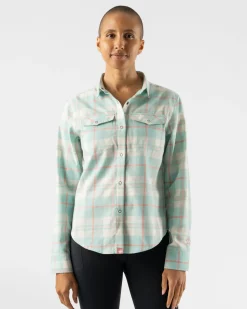 rabbit Long Sleeves>High Country Ls Flannel Canyon Clay Plaid