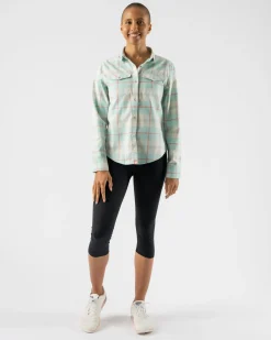 rabbit Long Sleeves>High Country Ls Flannel Canyon Clay Plaid