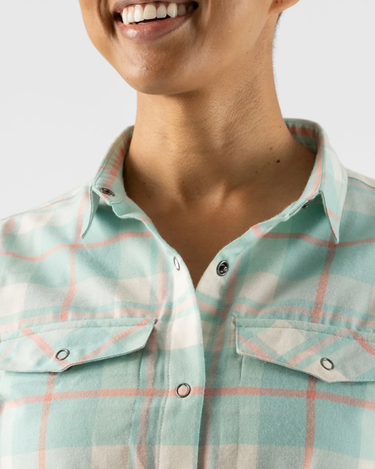 rabbit Long Sleeves>High Country Ls Flannel Canyon Clay Plaid