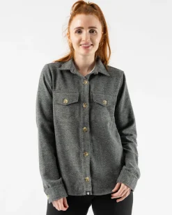 rabbit Long Sleeves>High Country Ls Wool Charcoal