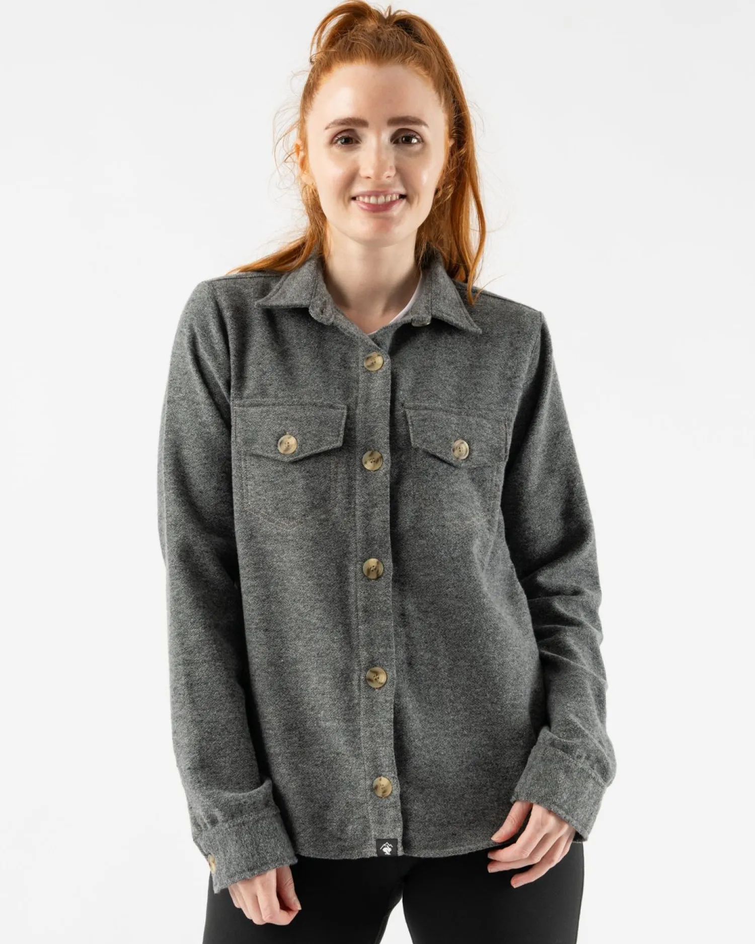 rabbit Long Sleeves>High Country Ls Wool Charcoal