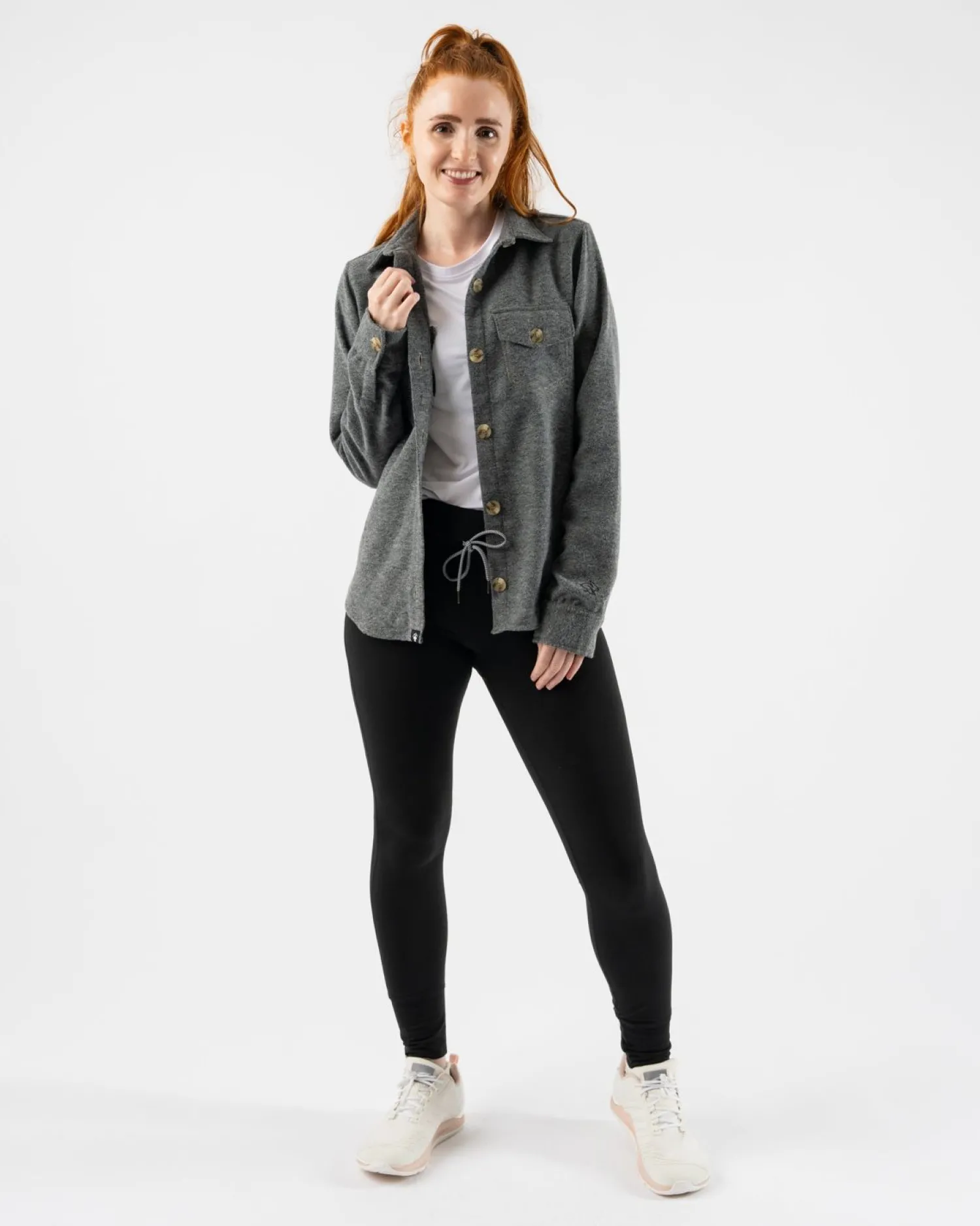 rabbit Long Sleeves>High Country Ls Wool Charcoal