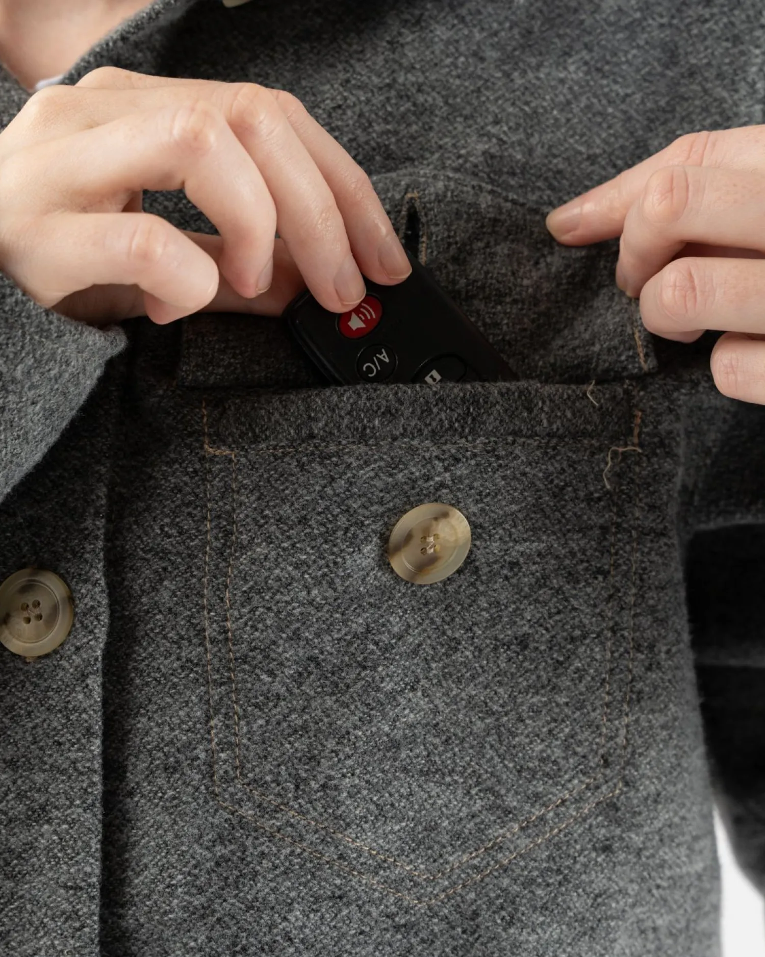 rabbit Long Sleeves>High Country Ls Wool Charcoal