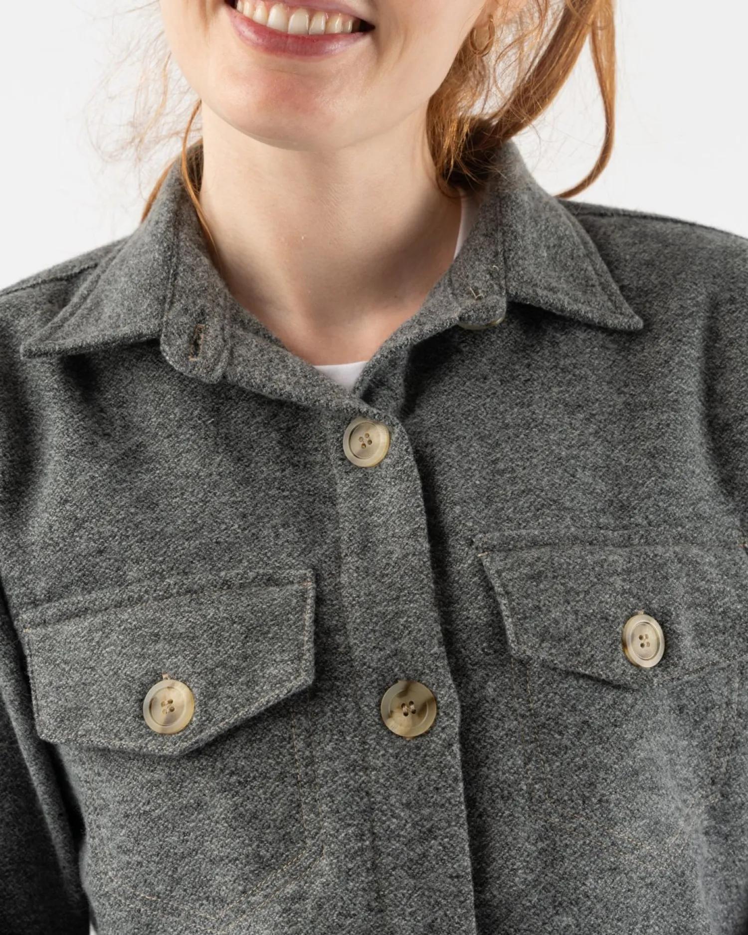rabbit Long Sleeves>High Country Ls Wool Charcoal