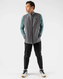 rabbit Sweatshirts & Jackets>Let 'Er Zip Vest 2.0 Blackened Pearl Heather