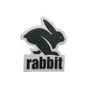 rabbit Goodies> Logo Sticker - Black
