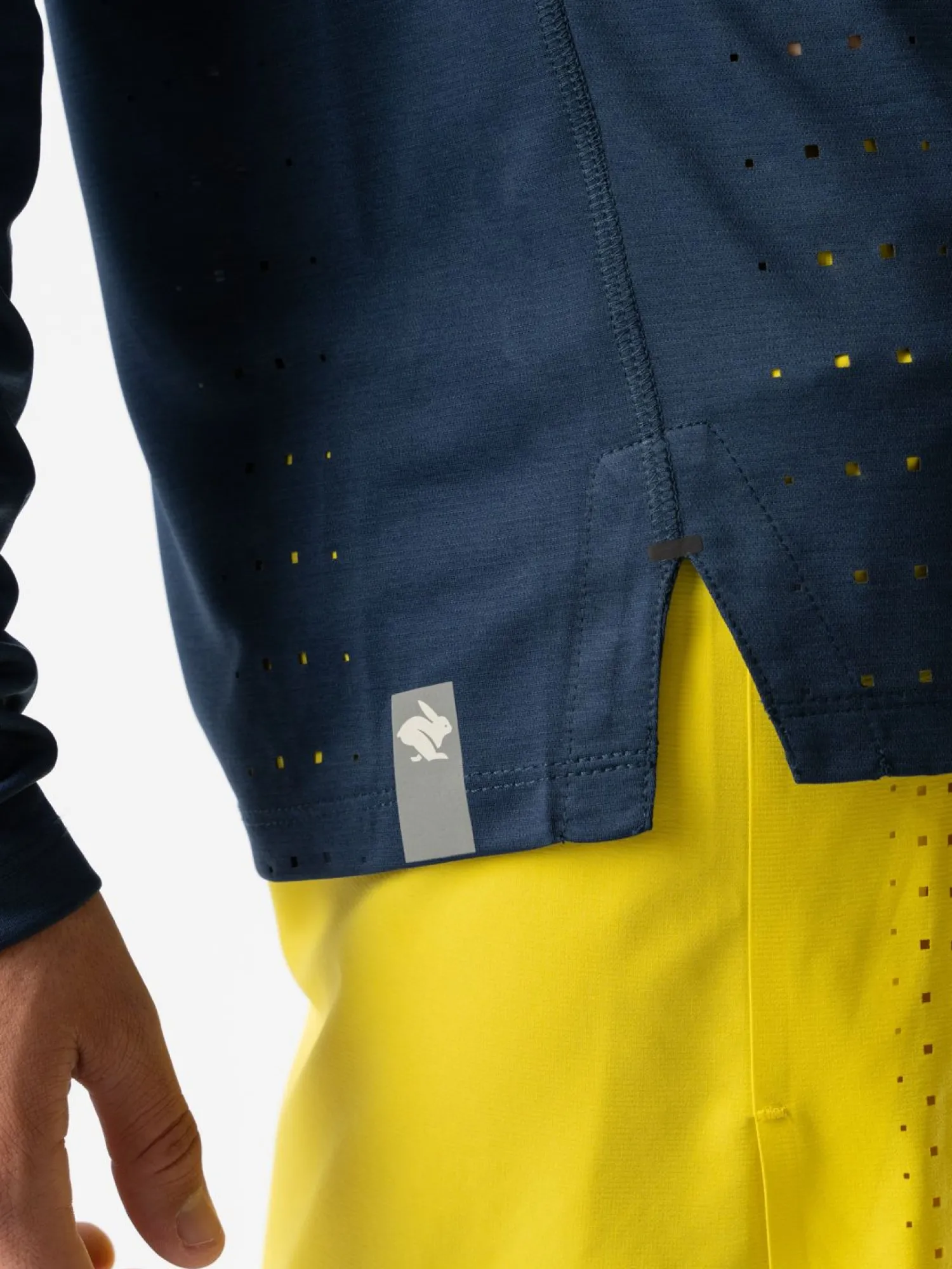 rabbit Long Sleeves>Race Pace Tee Ls Dress Blues