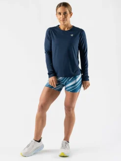 rabbit Long Sleeves>Race Pace Tee Ls Dress Blues