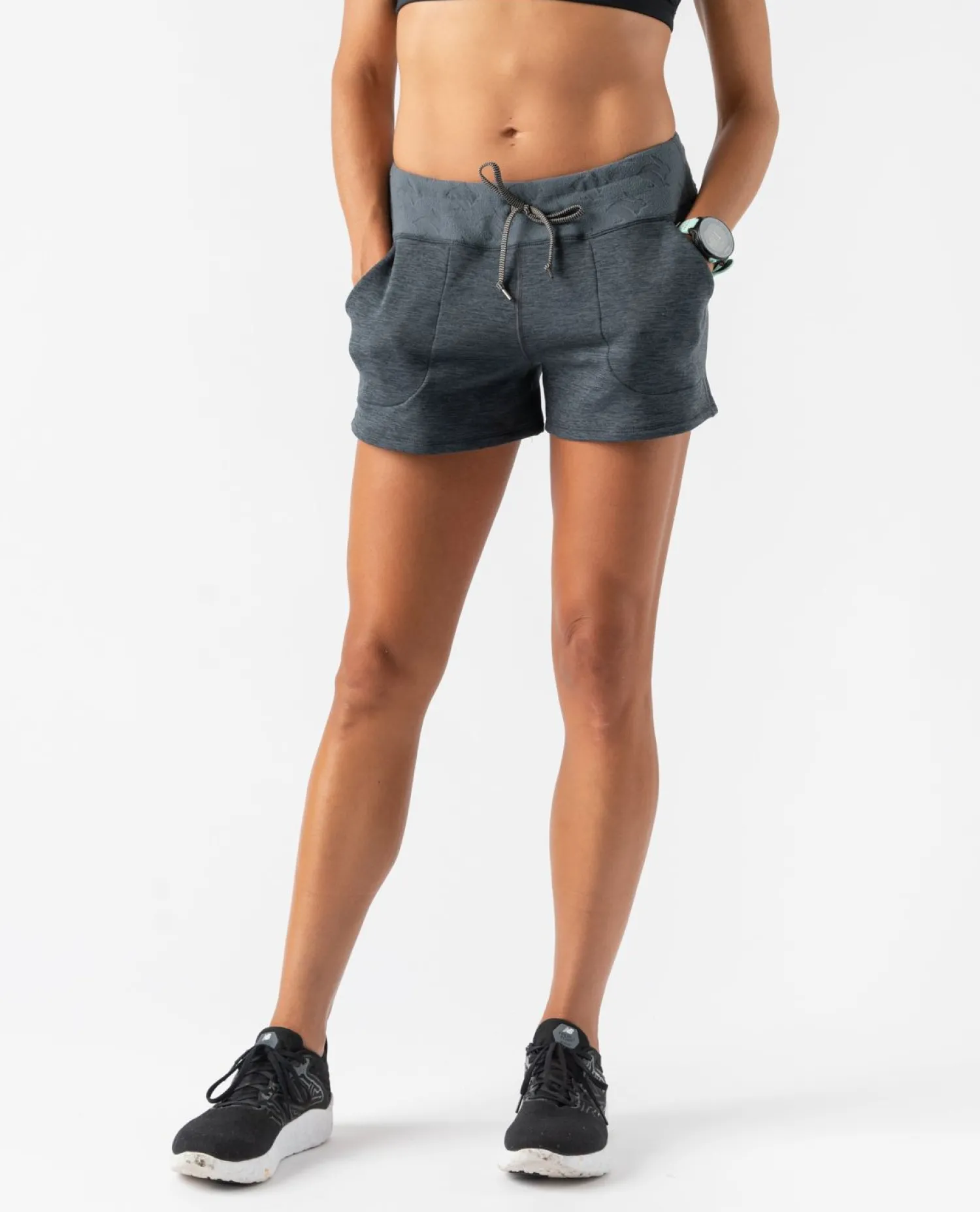 rabbit Shorts>Relaxer Short 3" Charcoal