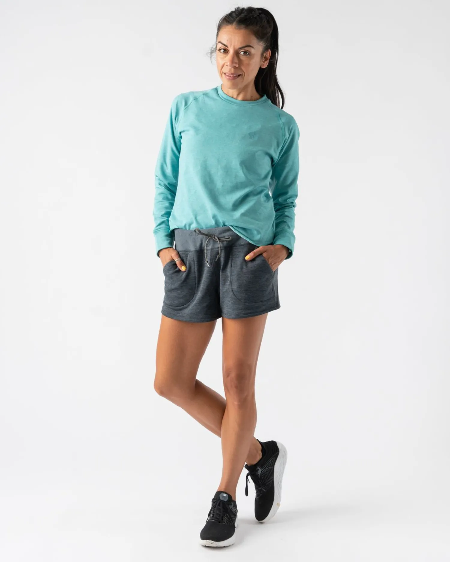 rabbit Shorts>Relaxer Short 3" Charcoal