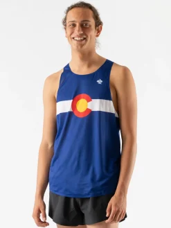 rabbit Tanks>Speedeez | Colorado Blue And White