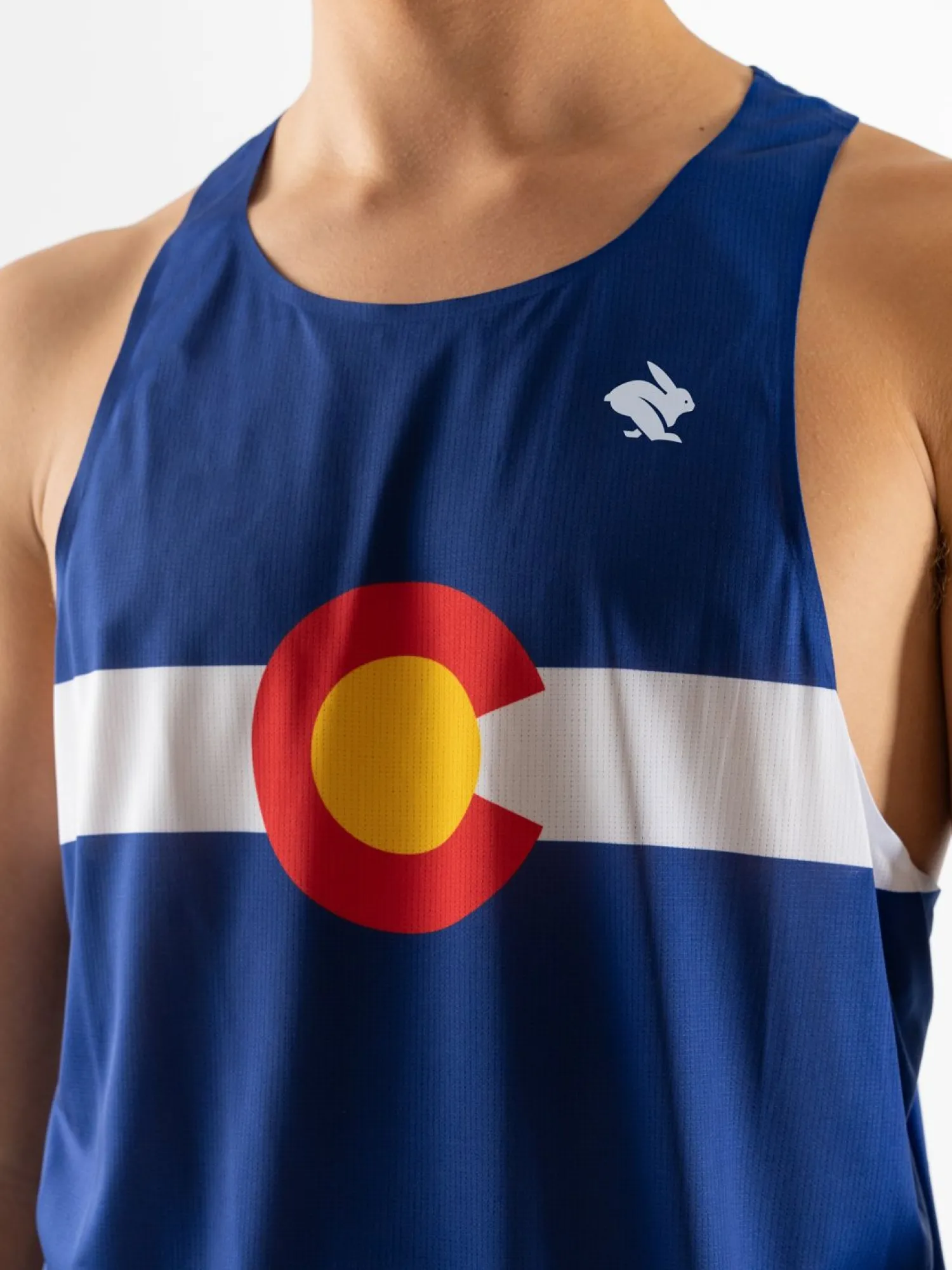 rabbit Tanks>Speedeez | Colorado Blue And White
