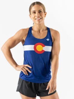 rabbit Tanks>Speedeez | Colorado Blue And White