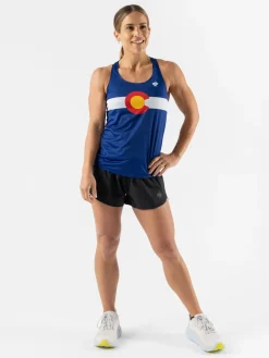 rabbit Tanks>Speedeez | Colorado Blue And White