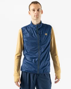 rabbit Sweatshirts & Jackets>Swish Vest 2.0 Dress Blues Stripe