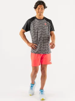 rabbit Short Sleeves>Switchback Tee December Sky Mountain