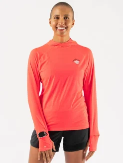 rabbit Long Sleeves>Upf Deflector 2.0 Fiery Coral