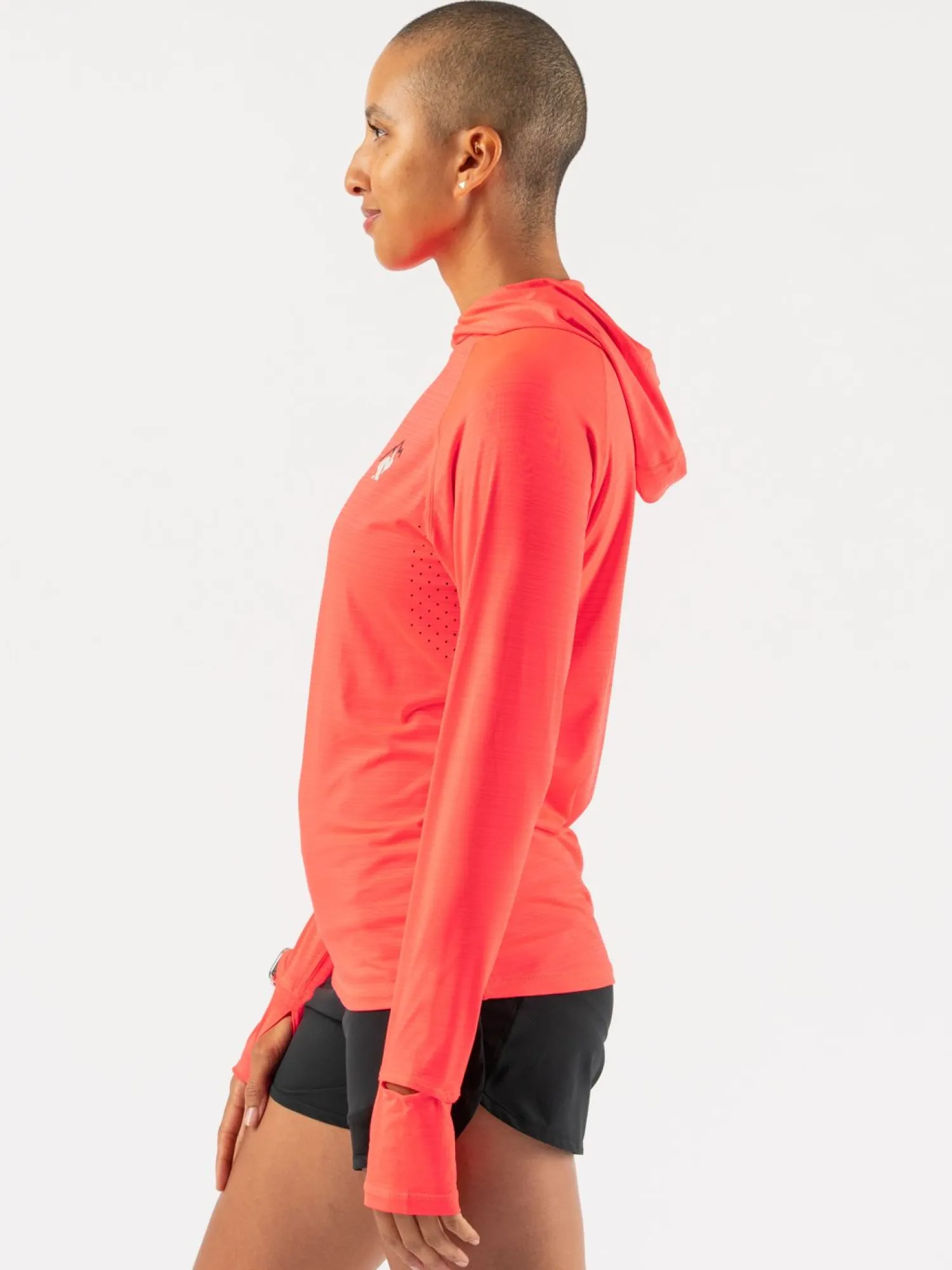 rabbit Long Sleeves>Upf Deflector 2.0 Fiery Coral