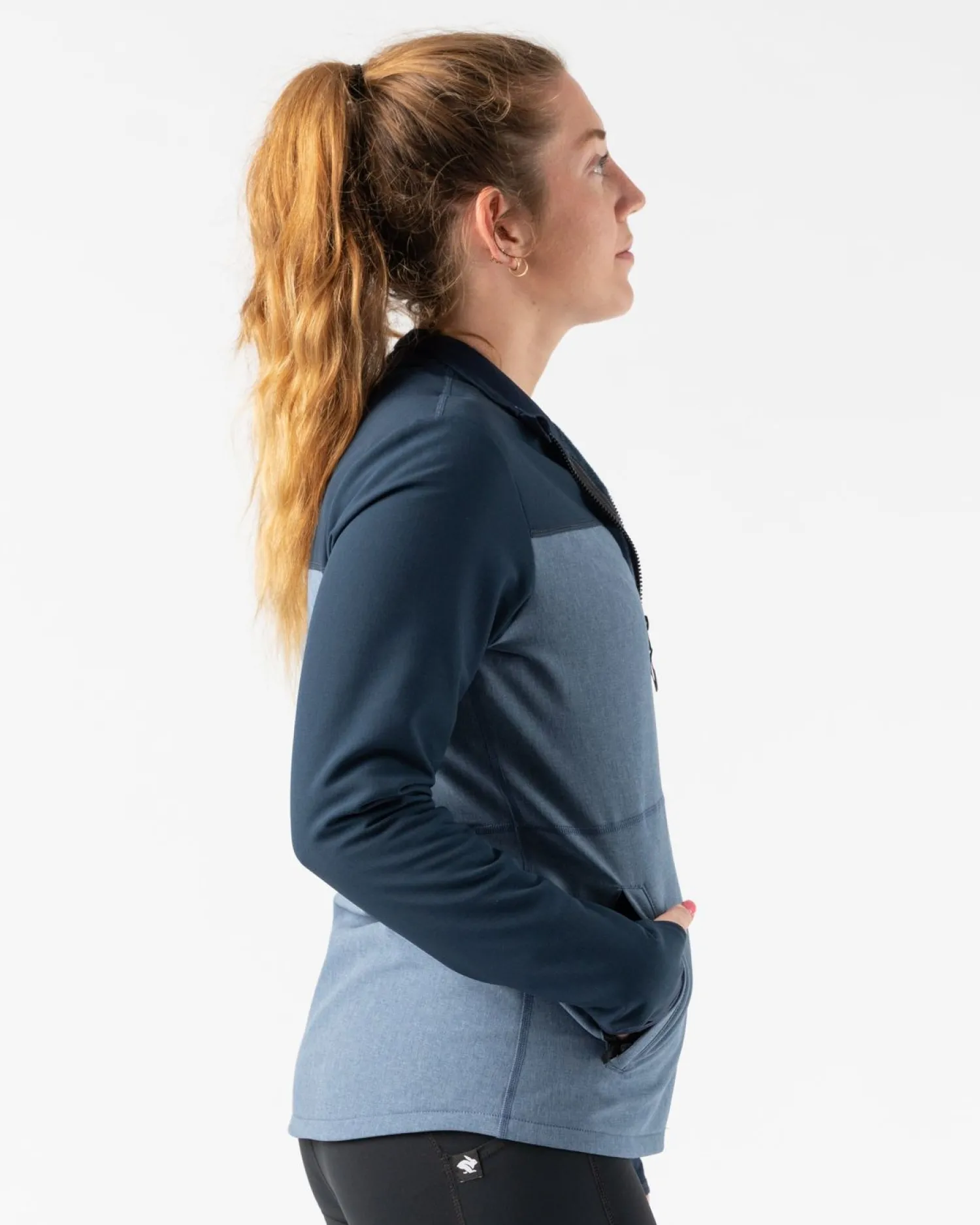 rabbit Sweatshirts & Jackets>Zip N' Zoom Jacket 2.0 Dress Blues Heather