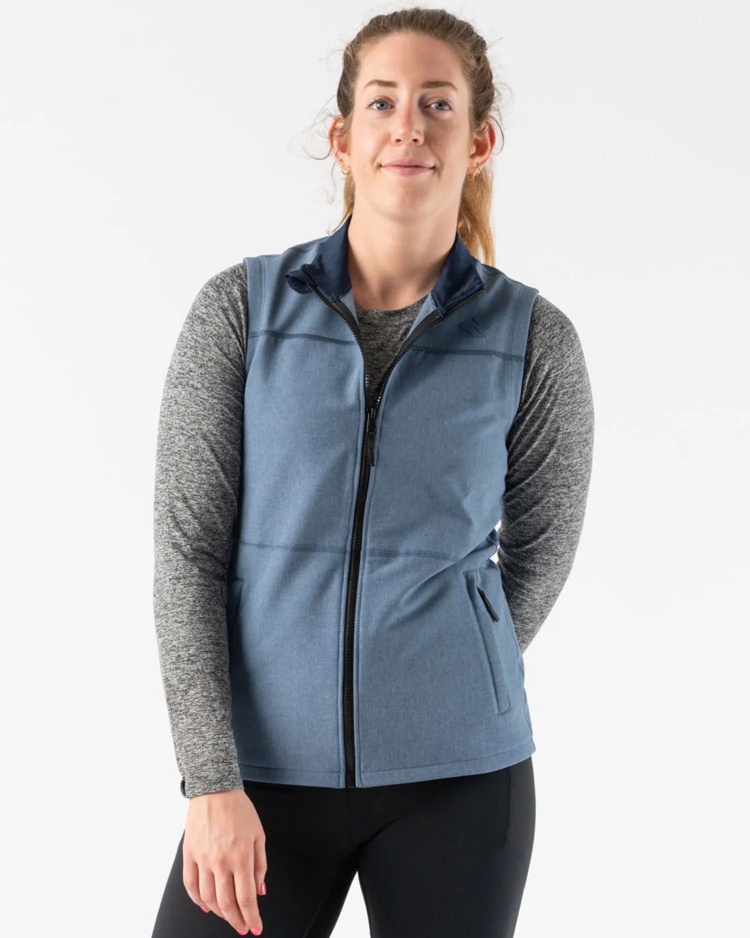 rabbit Sweatshirts & Jackets>Zip N' Zoom Vest 2.0 Dress Blues